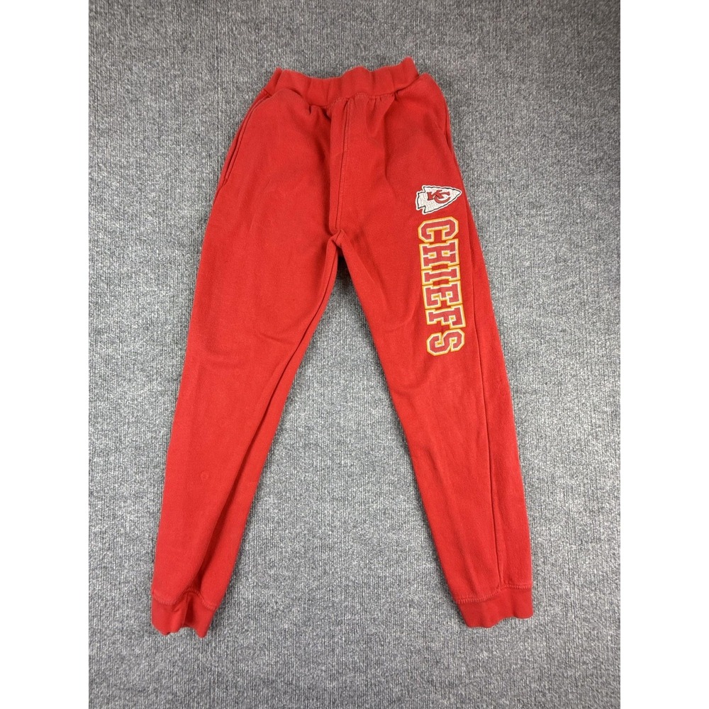 Kansas City Chiefs Boys Sweatpants Youth XL Red NFL Football Team Apparel Fleece